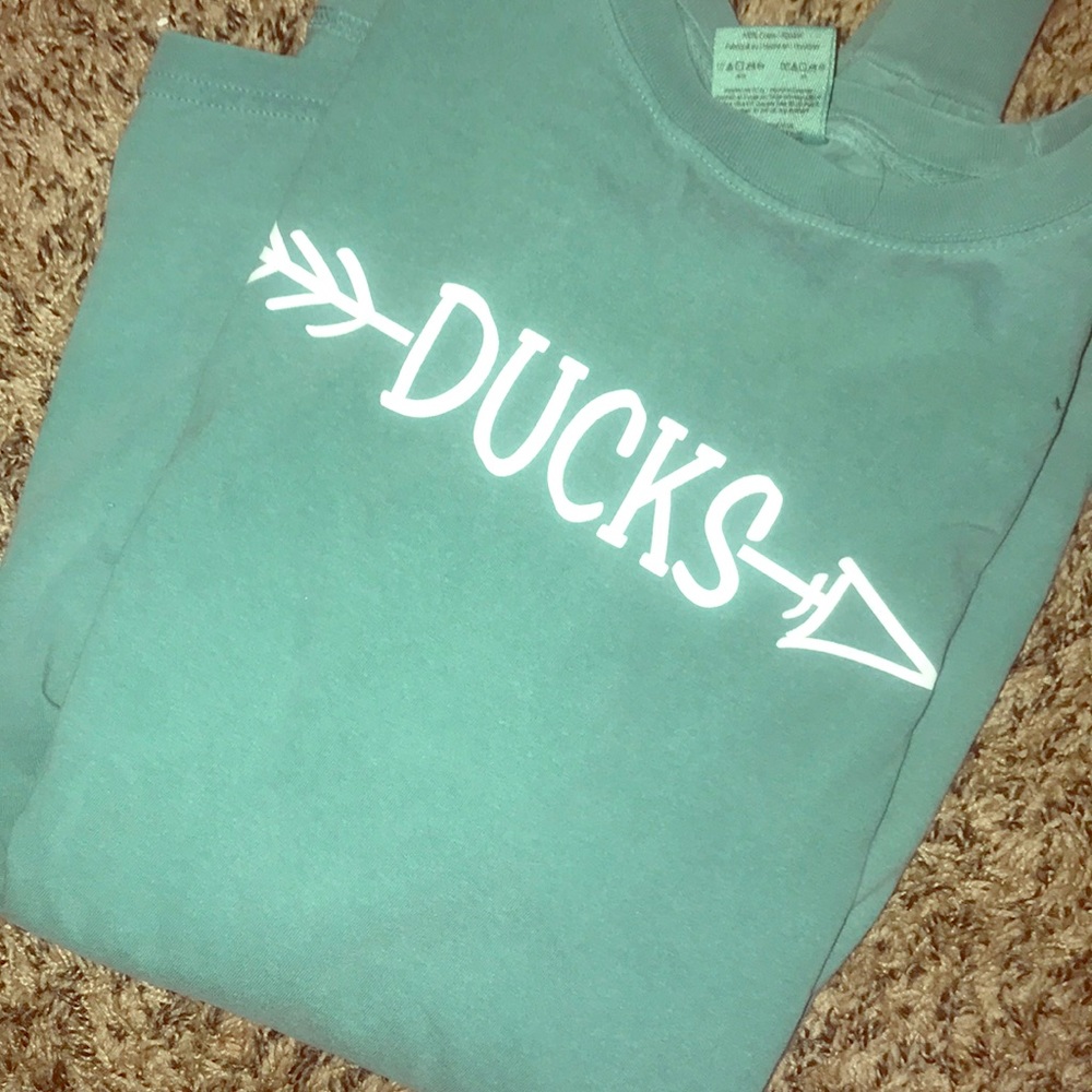Ducks long sleeve comfort colors shirt
